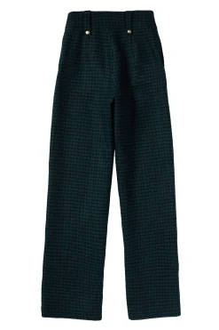 High Waisted Straight Trouser