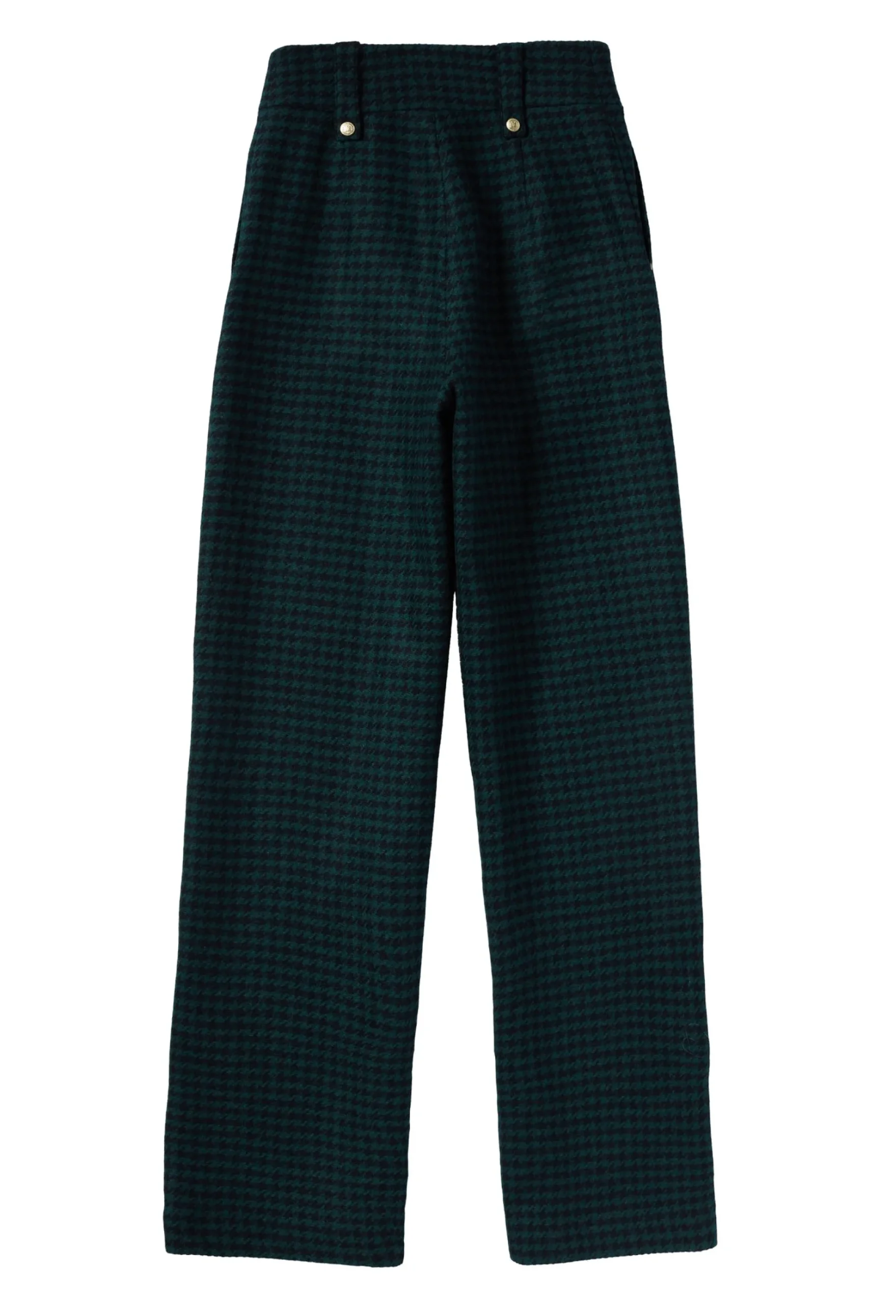 High Waisted Straight Trouser