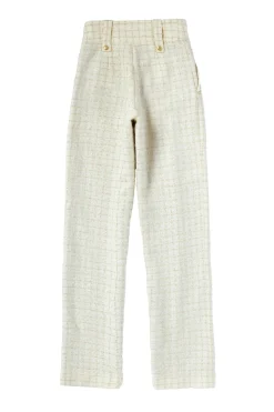 High Waisted Straight Trouser