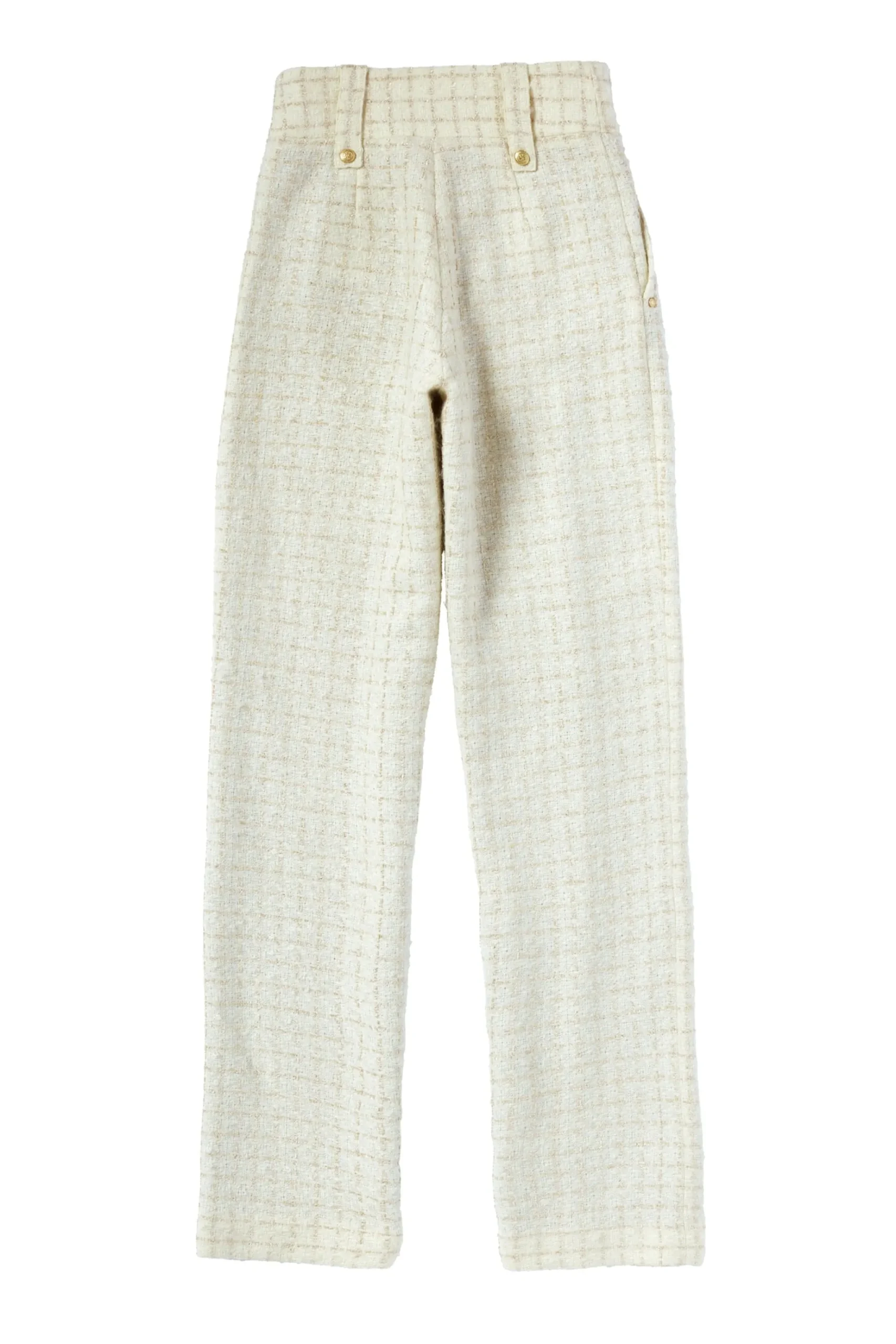 High Waisted Straight Trouser