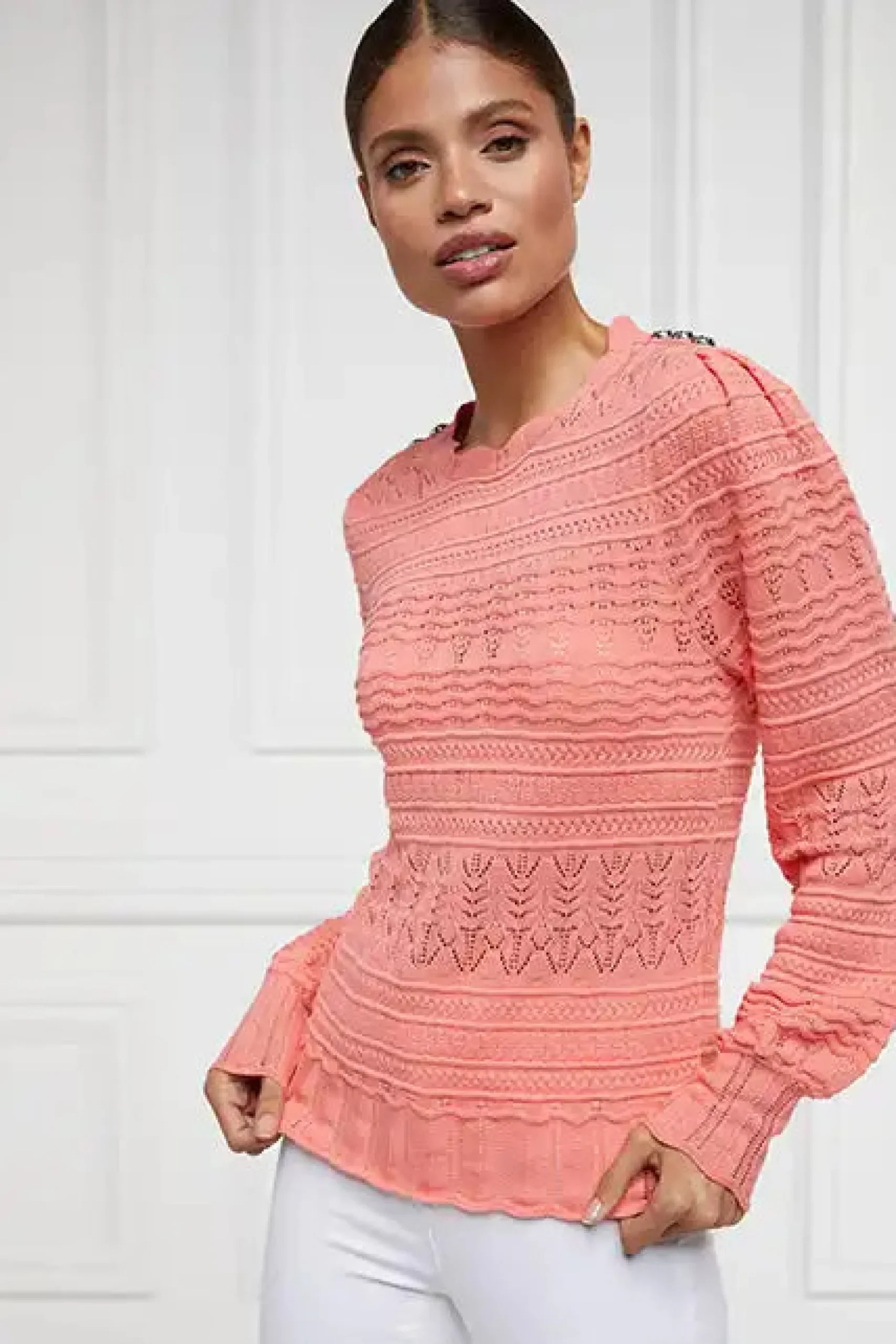 Kelsie Pointelle Knit