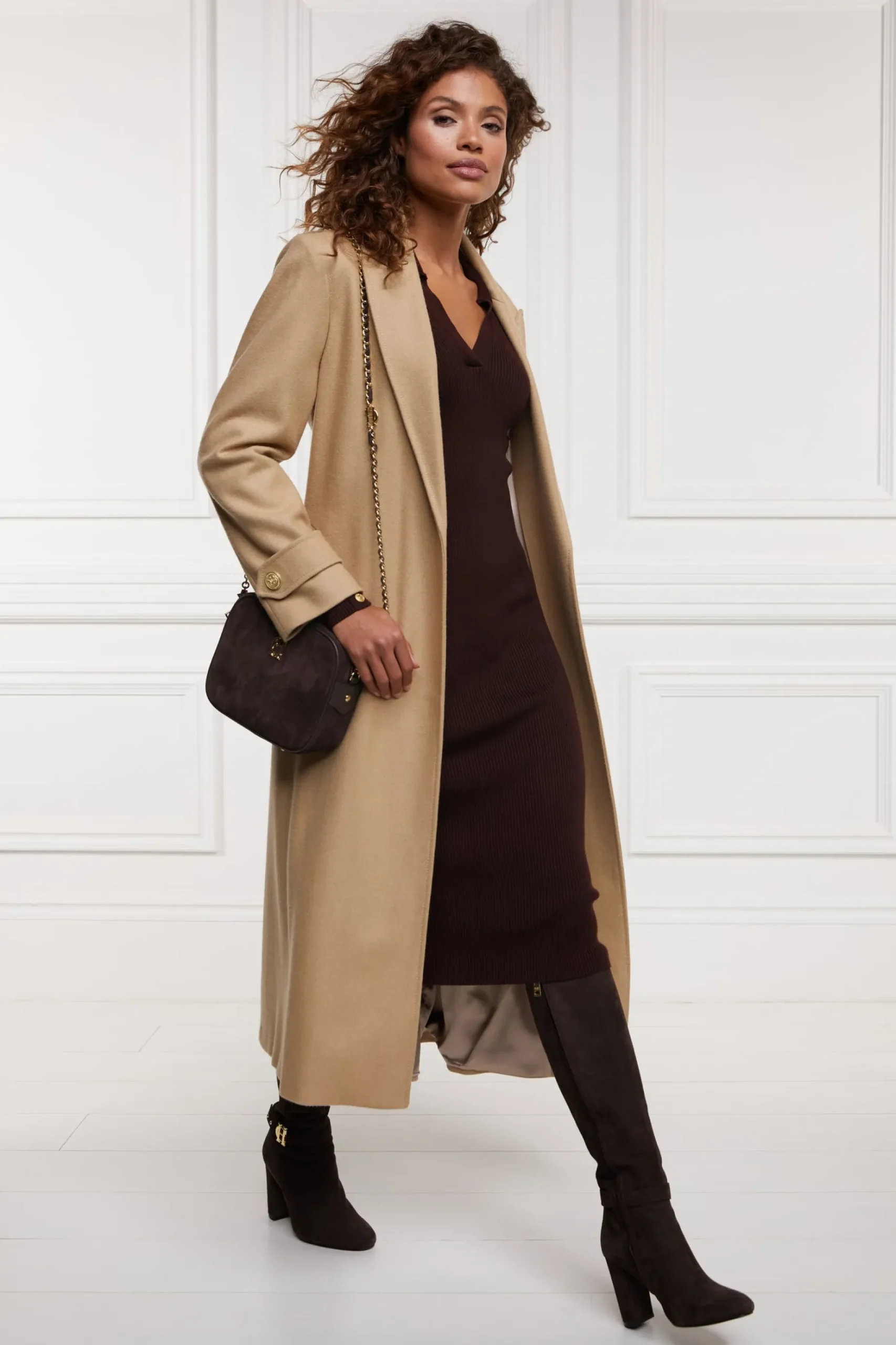 Knitted Shirt Dress