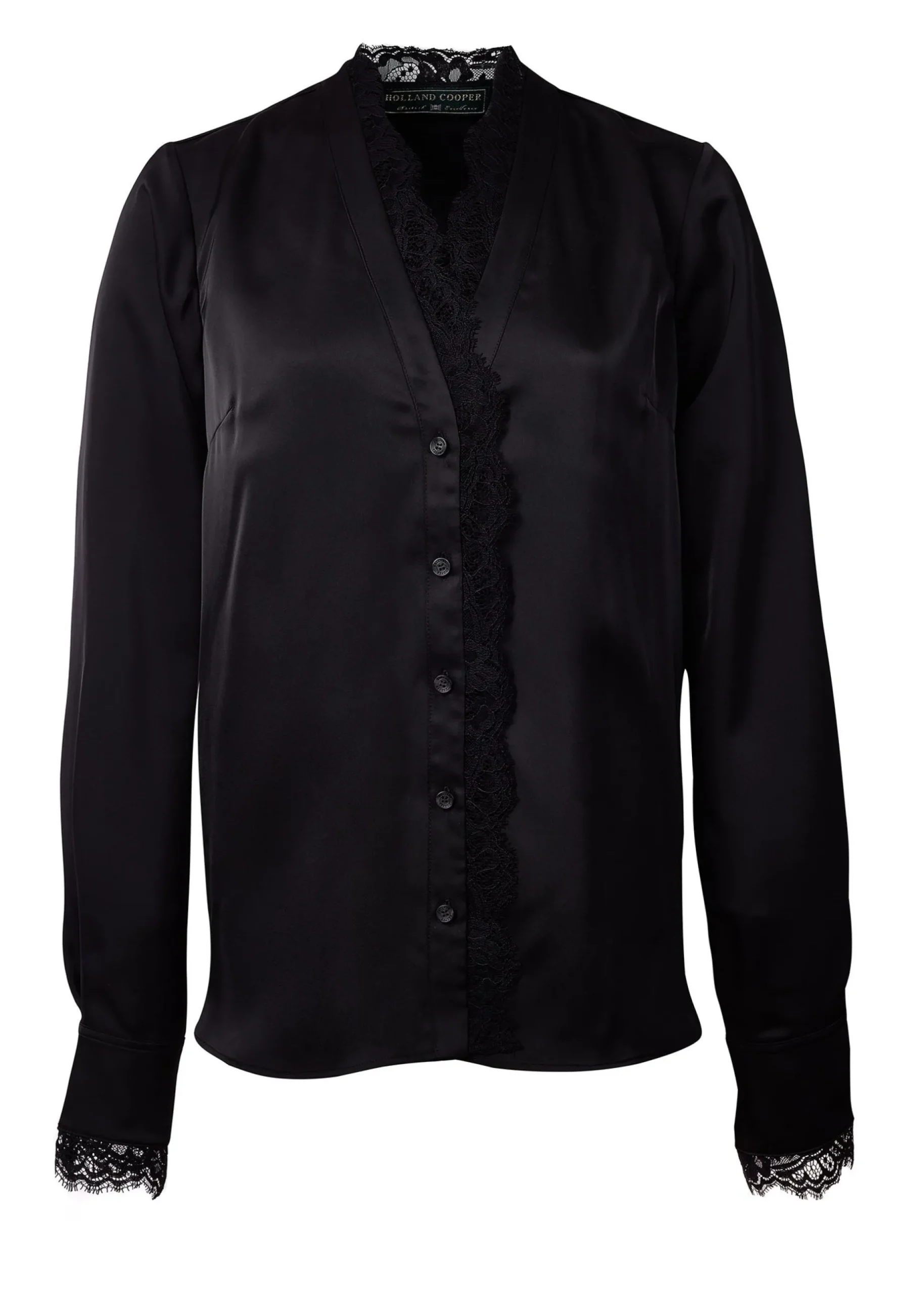 Lace V-Neck Blouse