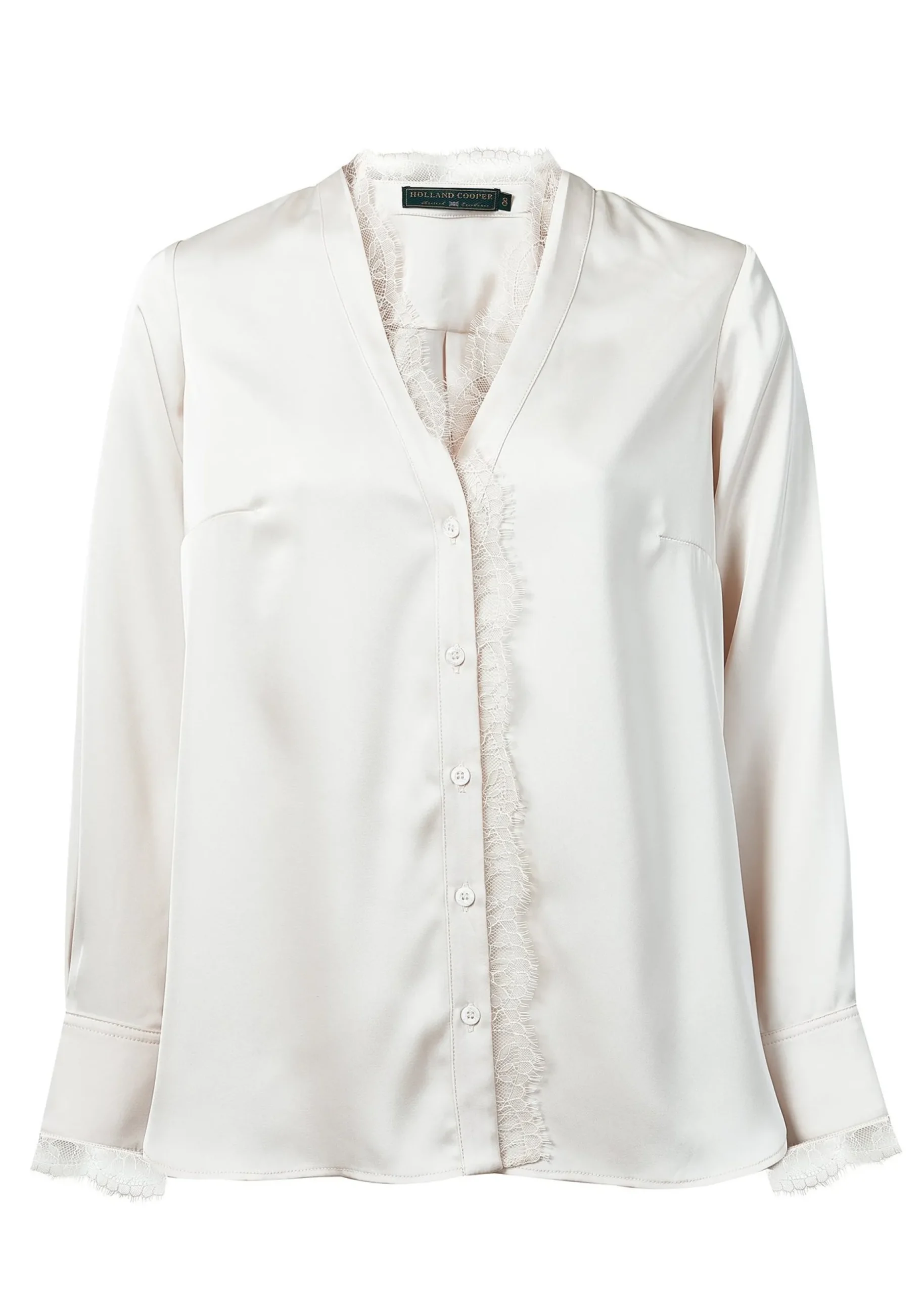 Lace V-Neck Blouse