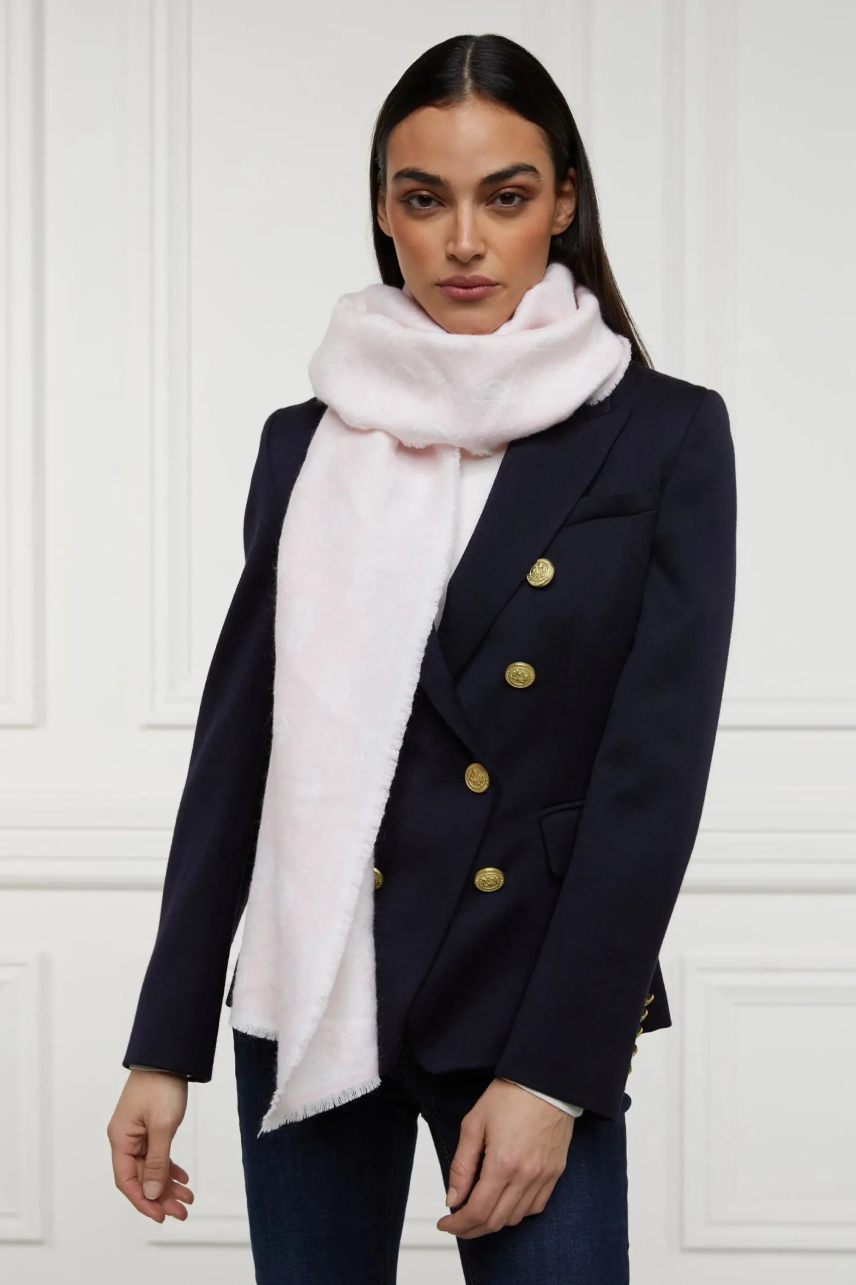 Lightweight Monogram Scarf
