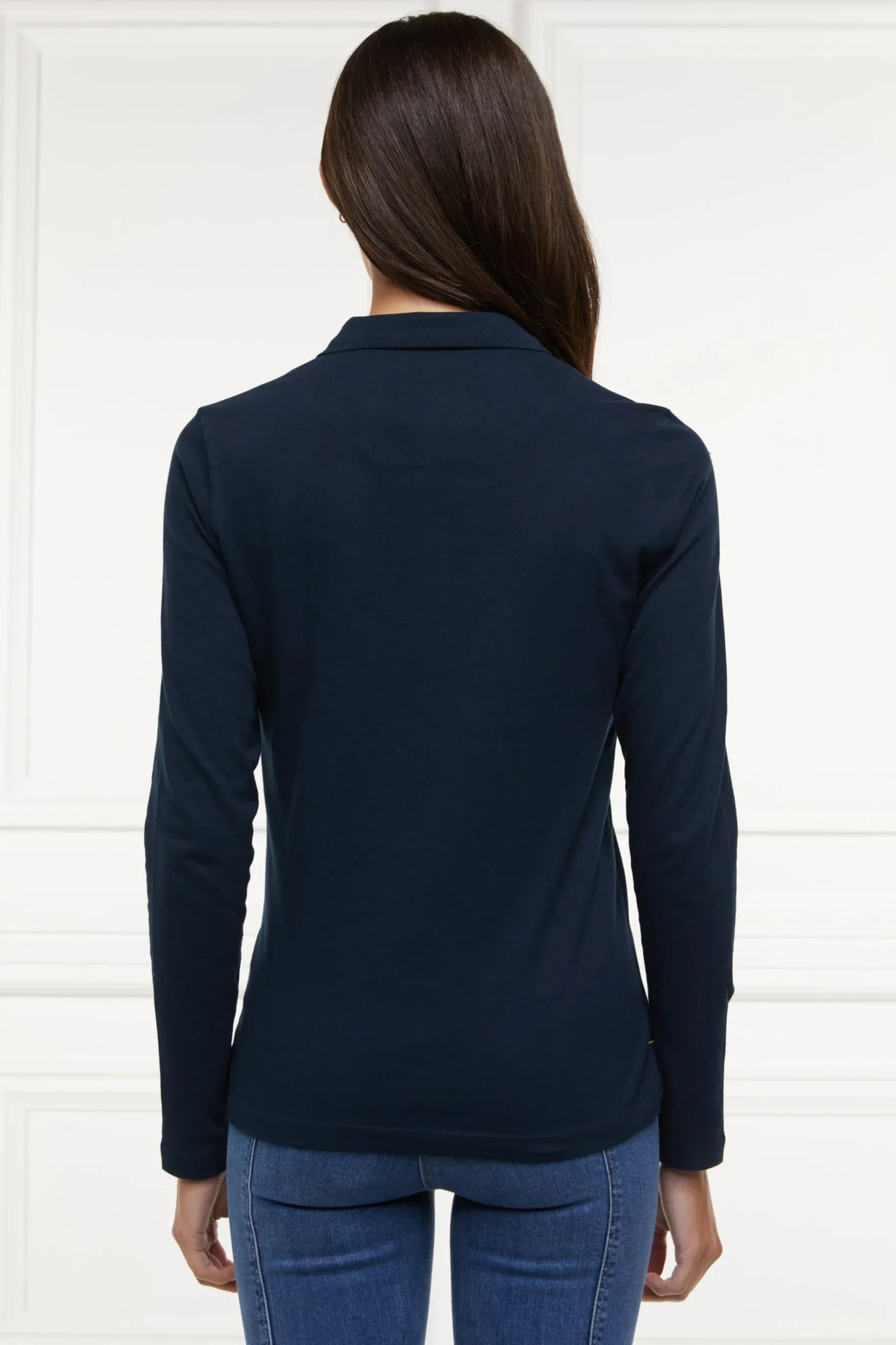 Long Sleeve Crest Polo