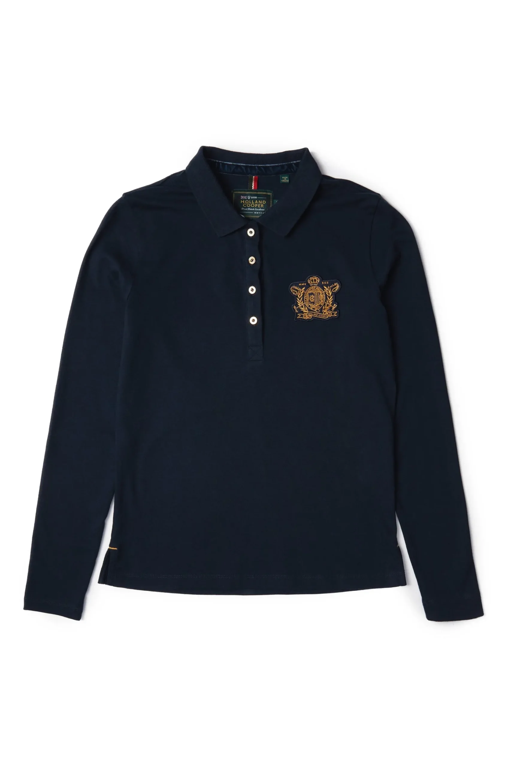 Long Sleeve Crest Polo