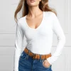 Long Sleeve V-Neck Tee
