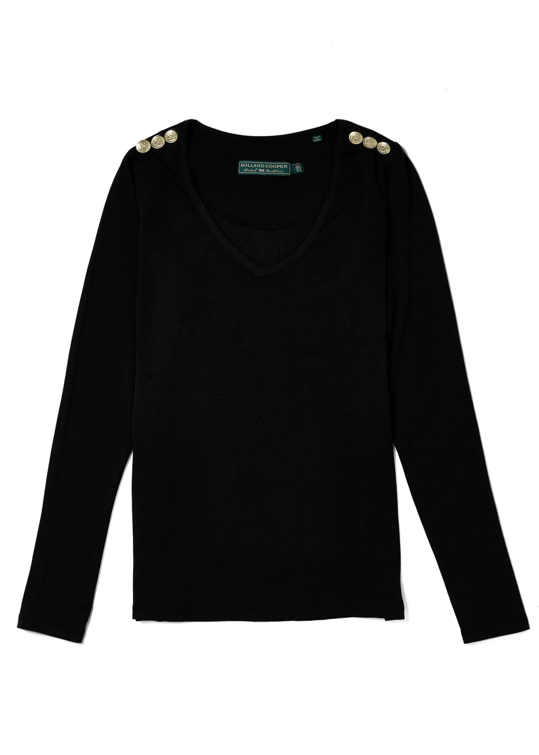 Long Sleeve V-Neck Tee