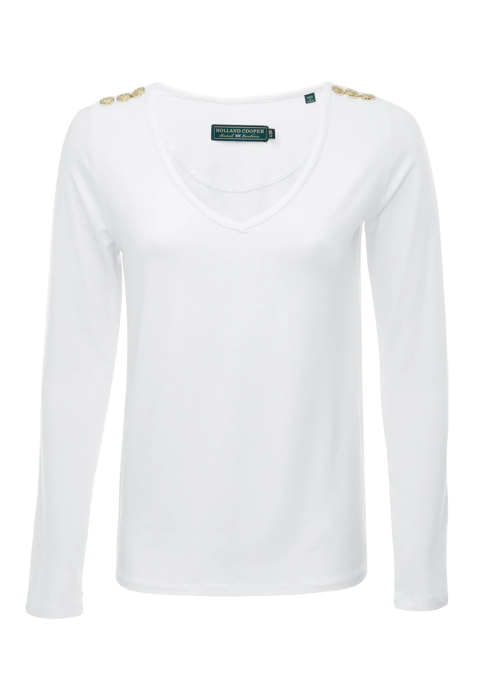 Long Sleeve V-Neck Tee