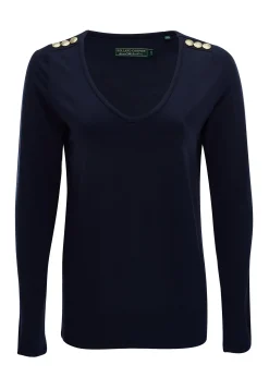Long Sleeve V-Neck Tee