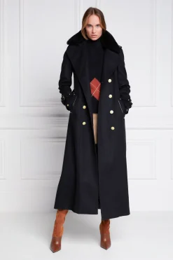 Marlborough Shearling Trench Coat