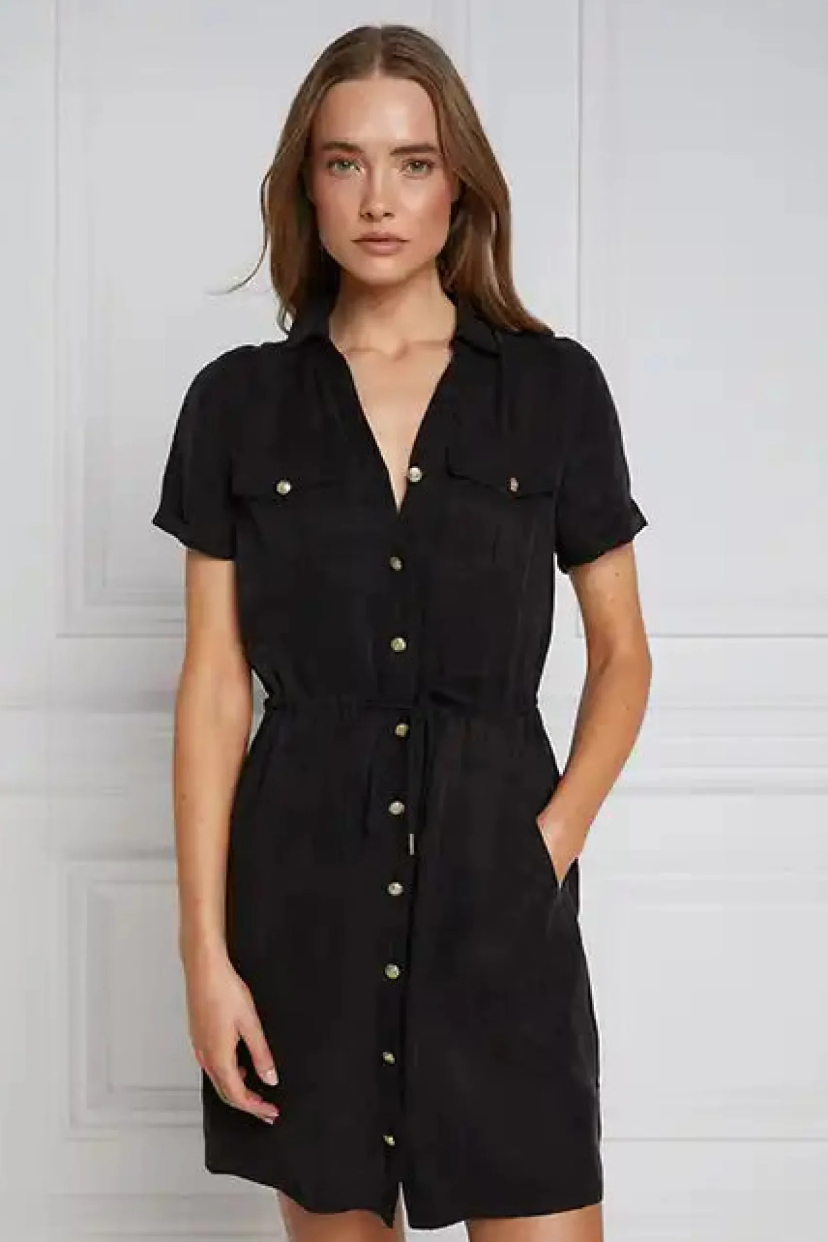 Military Shirt Dress