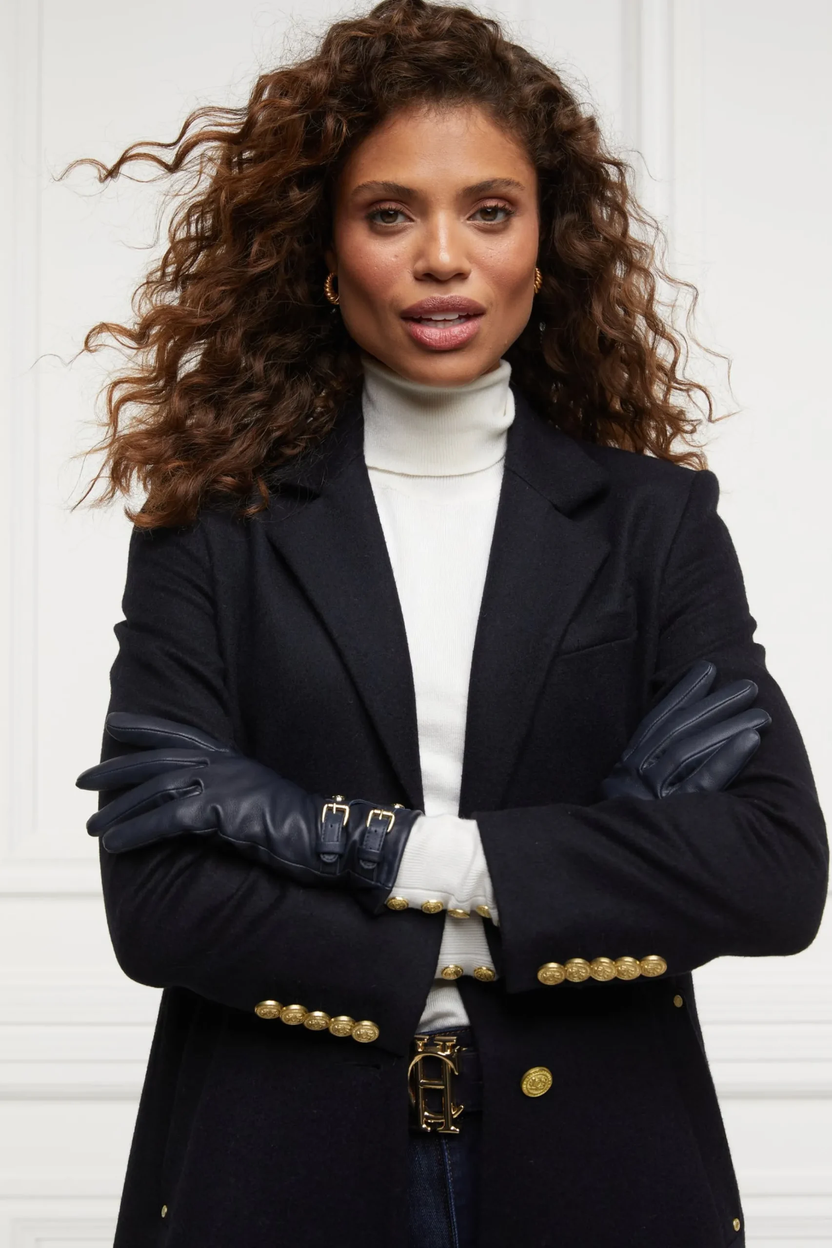 Monogram Leather Gloves