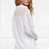 Oversized Cotton Lace Shirt