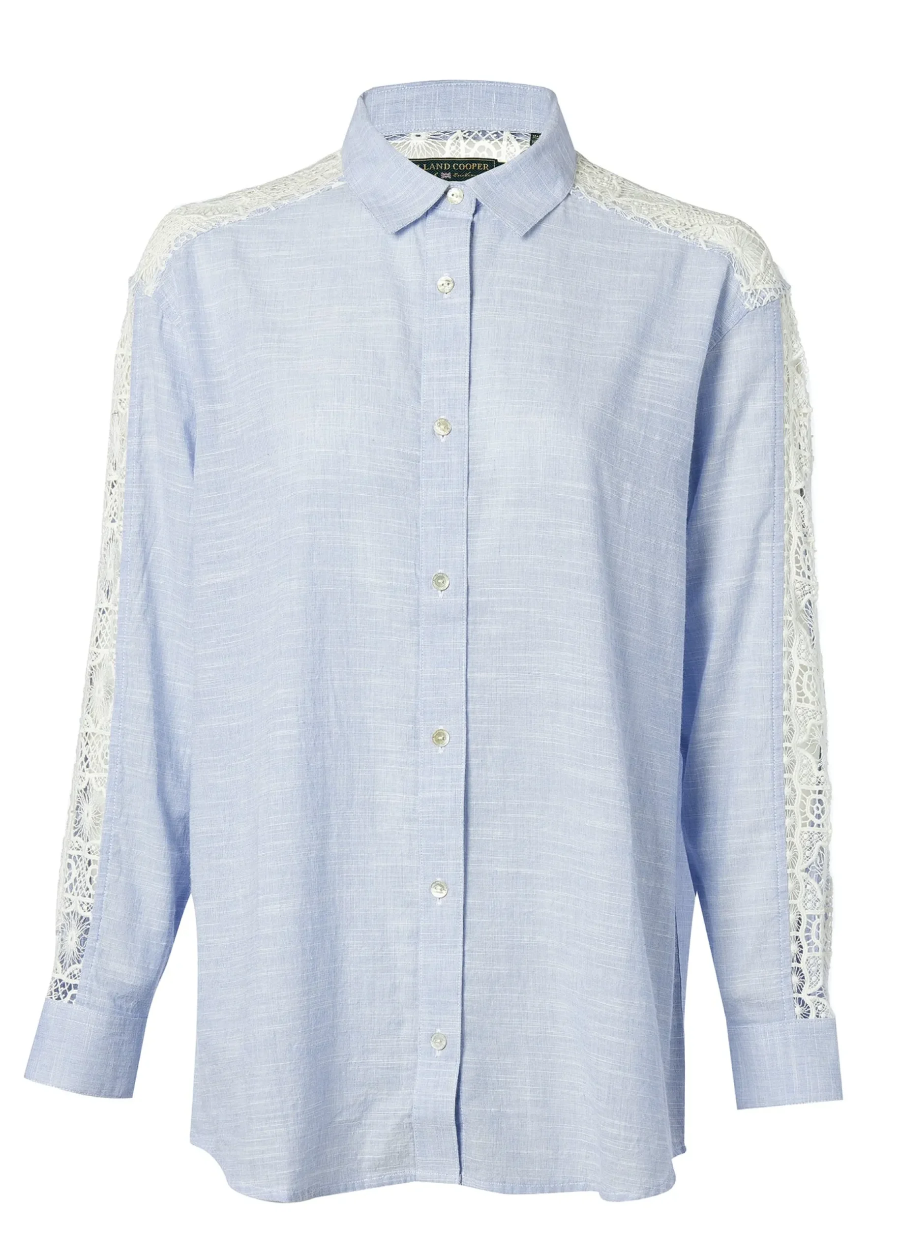 Oversized Cotton Lace Shirt