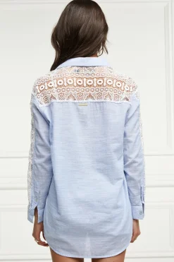 Oversized Cotton Lace Shirt