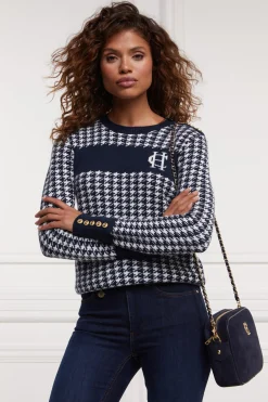 Panel Crew Neck Knit