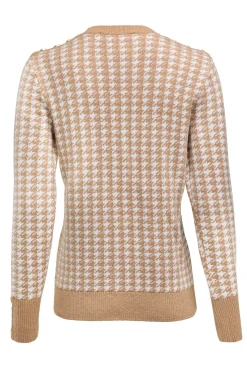 Panel Crew Neck Knit