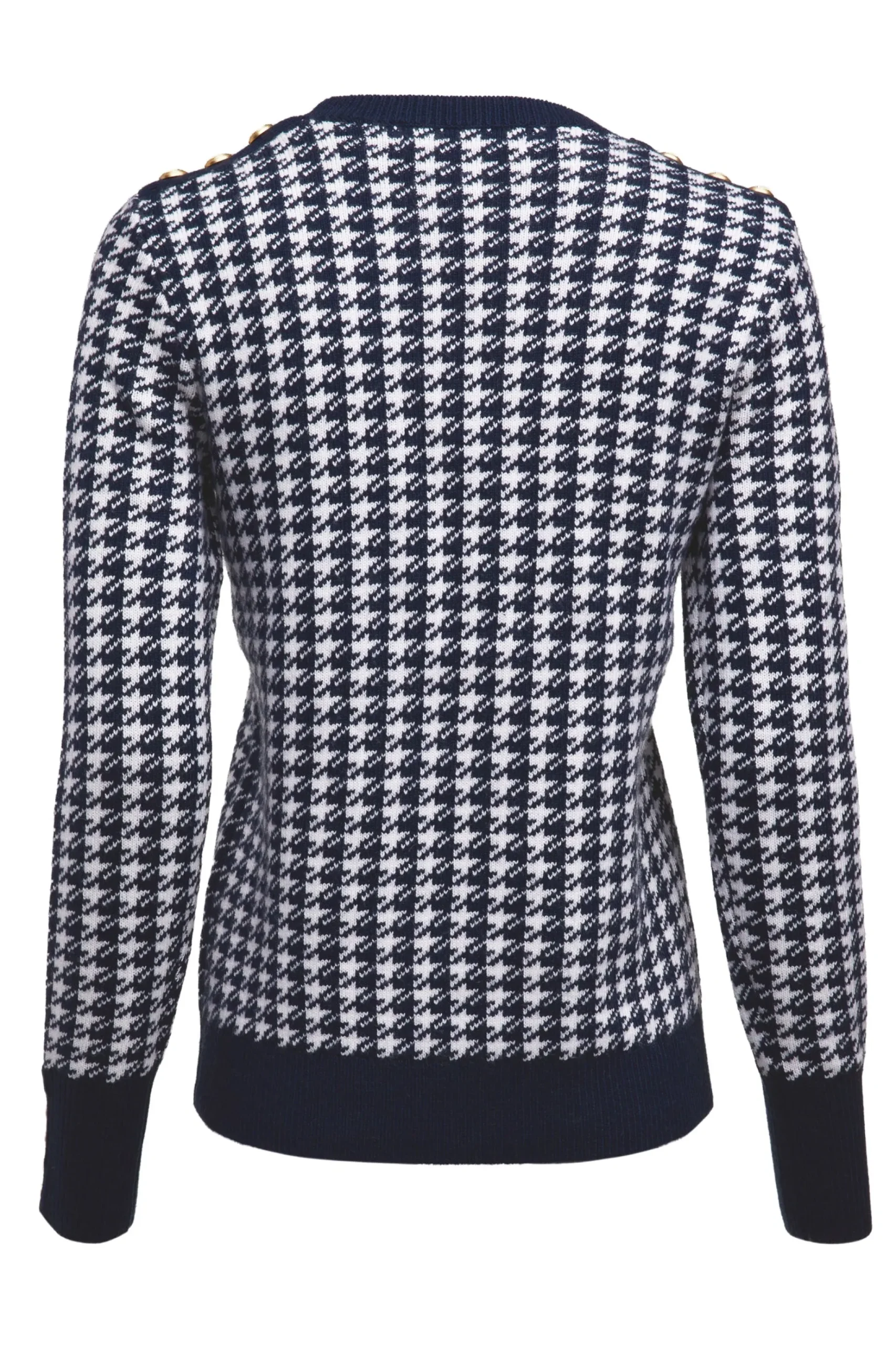 Panel Crew Neck Knit