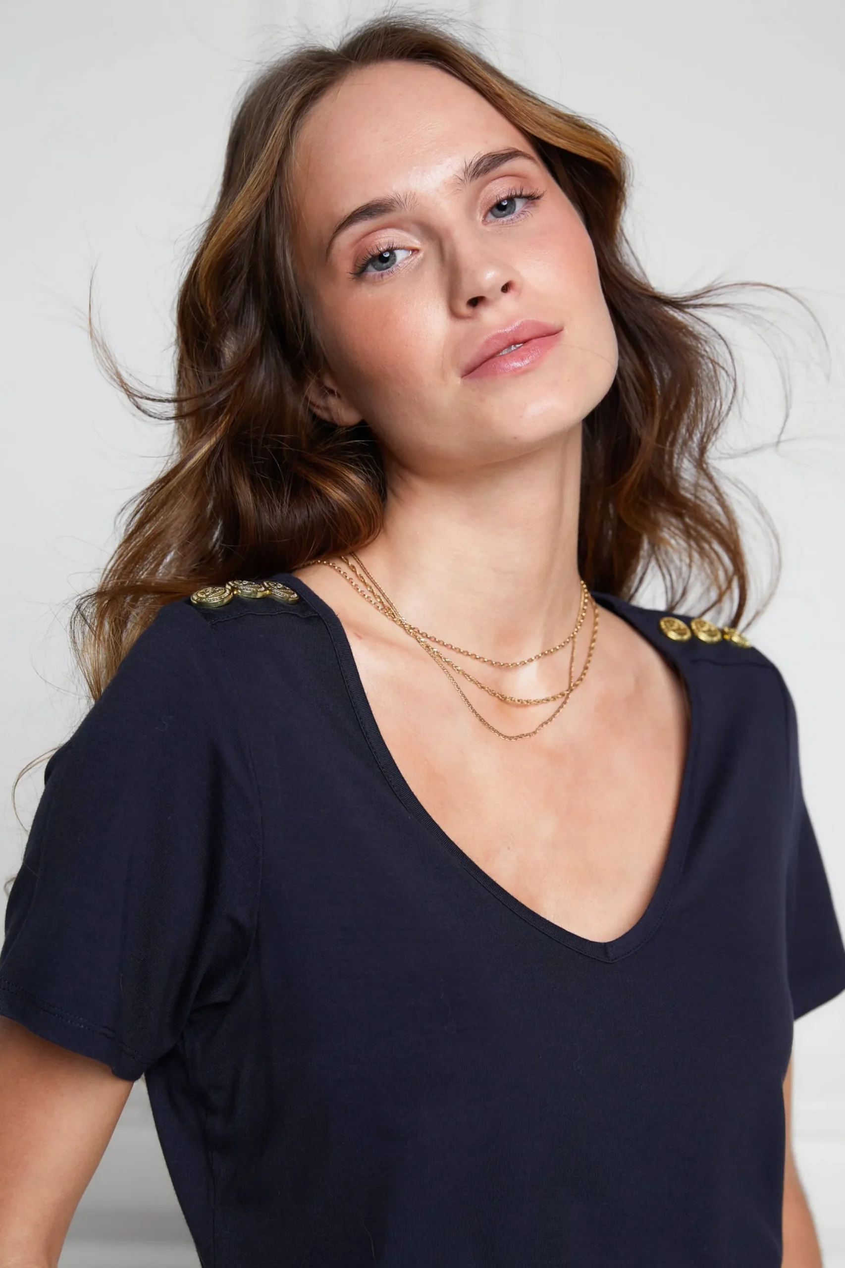 Relax Fit V-Neck Tee