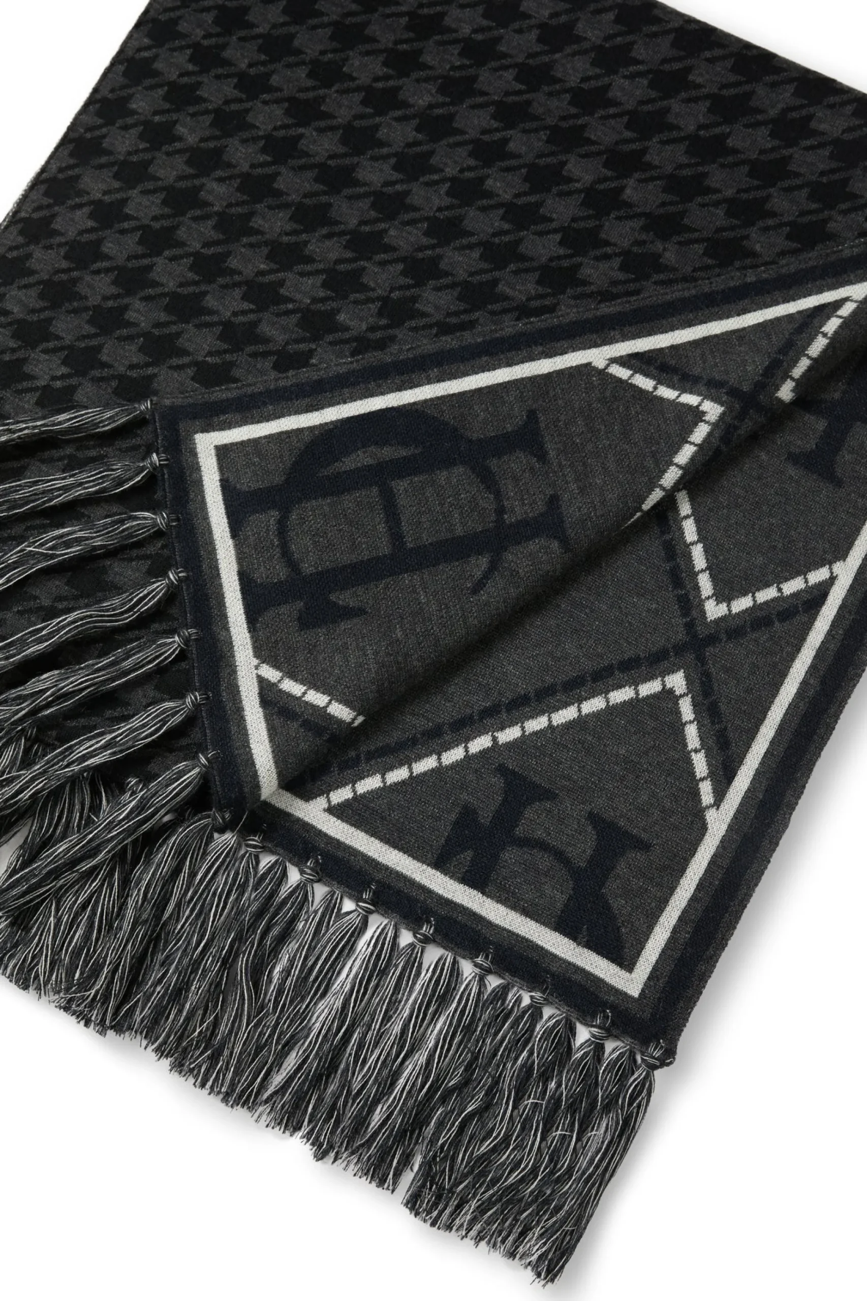 Reversible Monogram Scarf