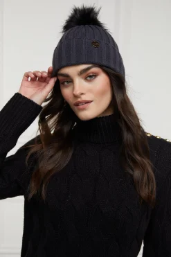 Rib Bobble Hat