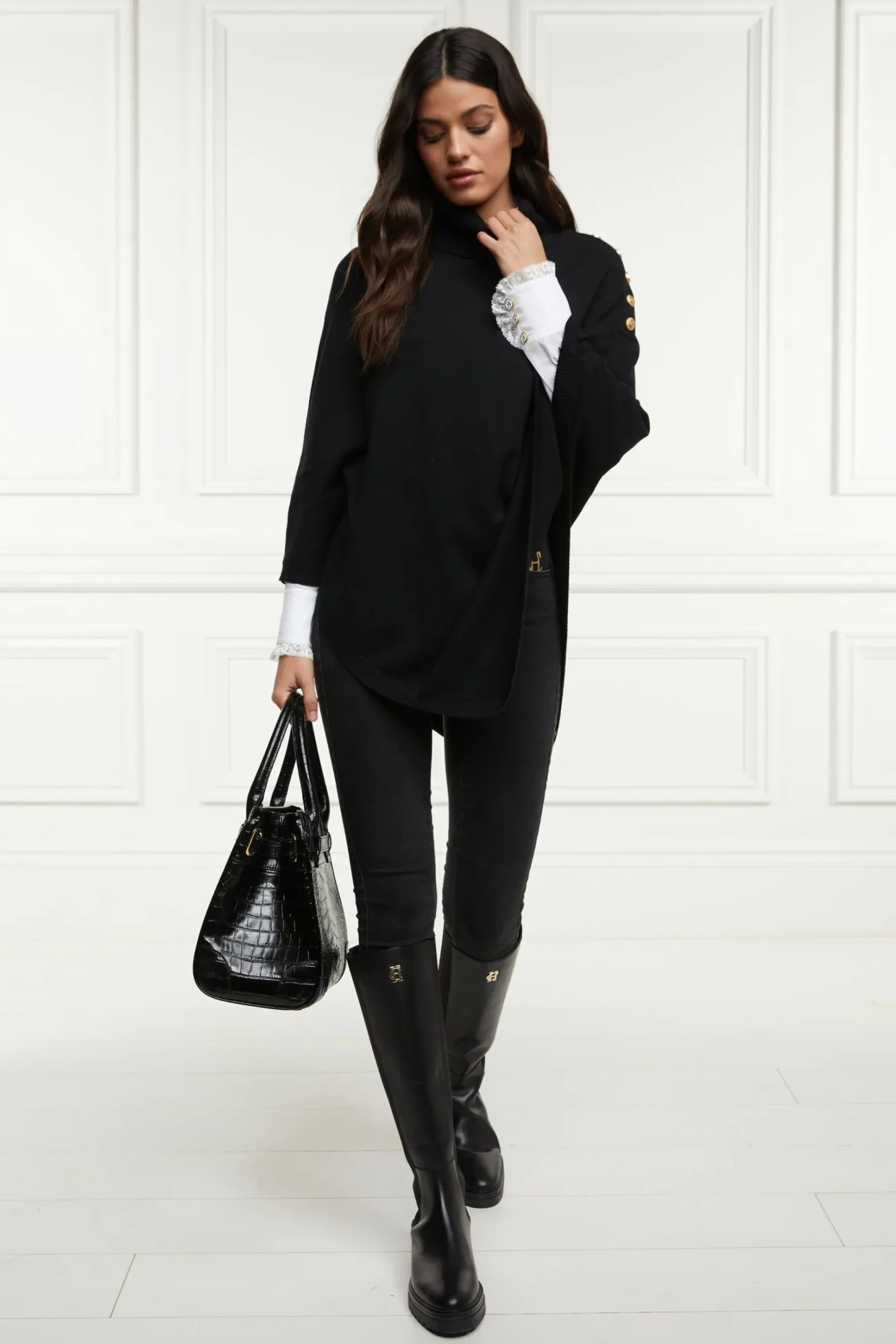 Roll Neck Cape