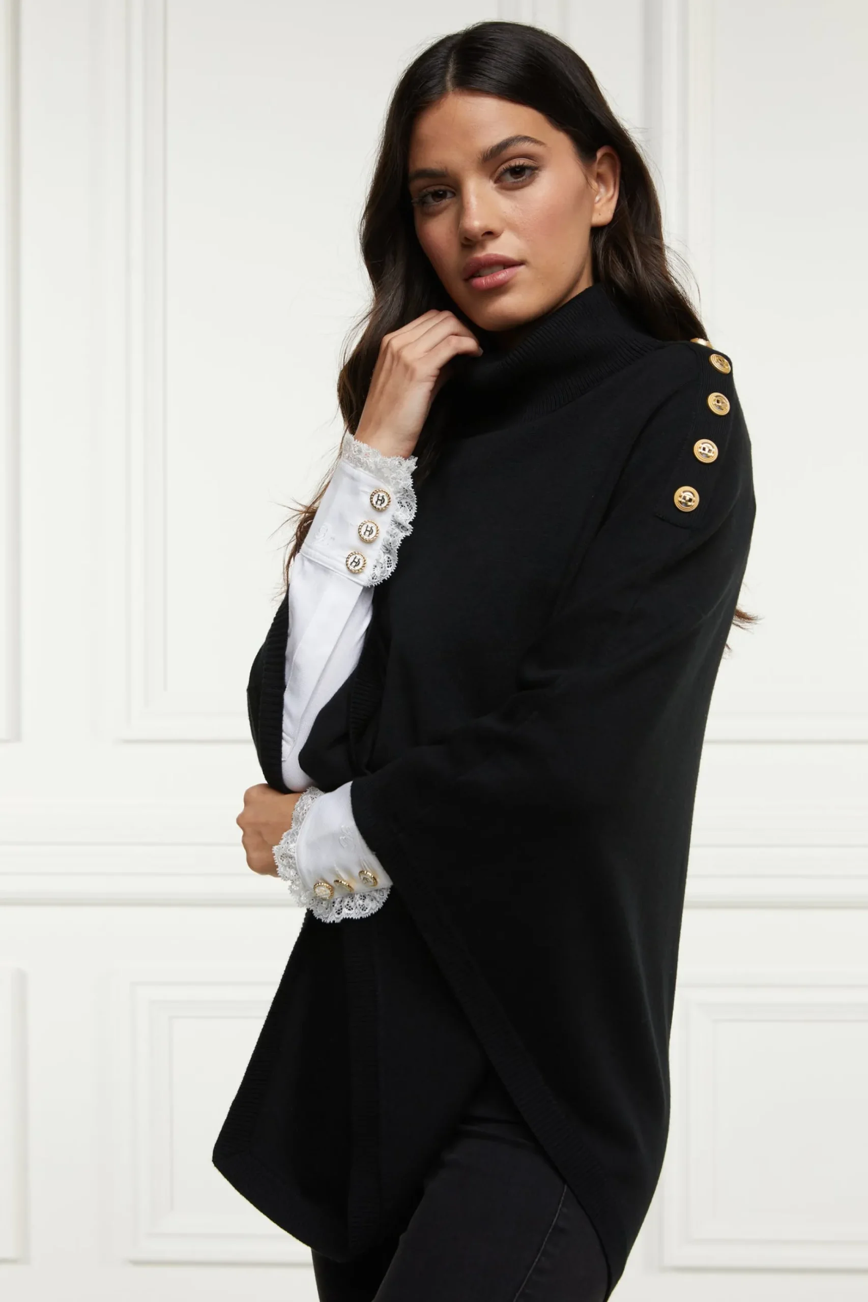 Roll Neck Cape