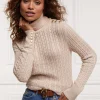 Seattle Roll Neck Cable Knit