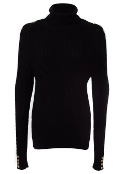 Seattle Roll Neck Cable Knit