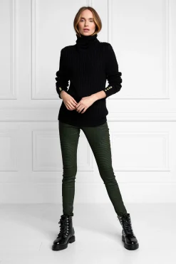 Seattle Roll Neck Cable Knit
