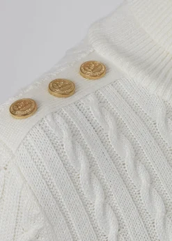 Seattle Roll Neck Cable Knit