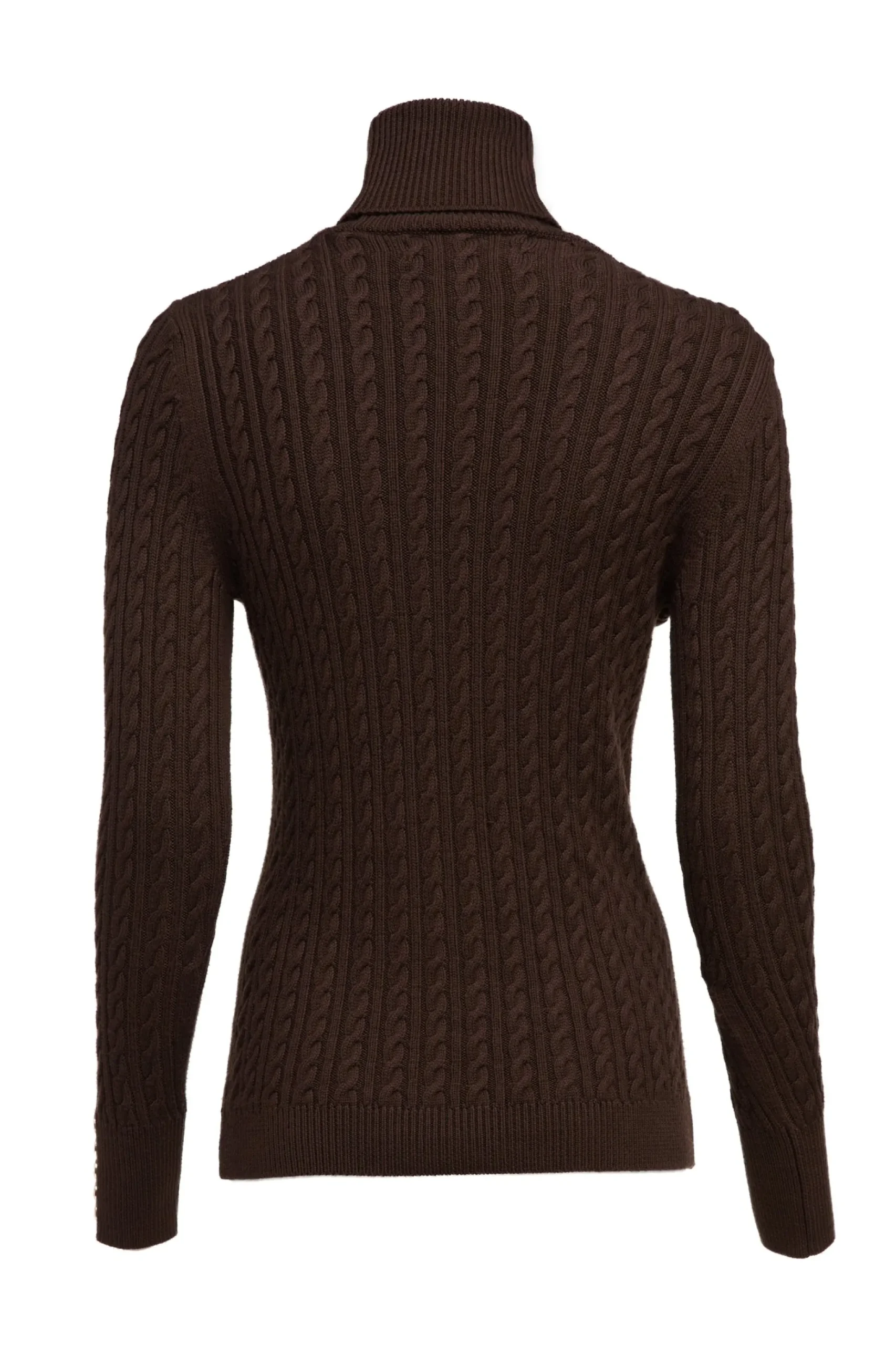 Seattle Roll Neck Cable Knit