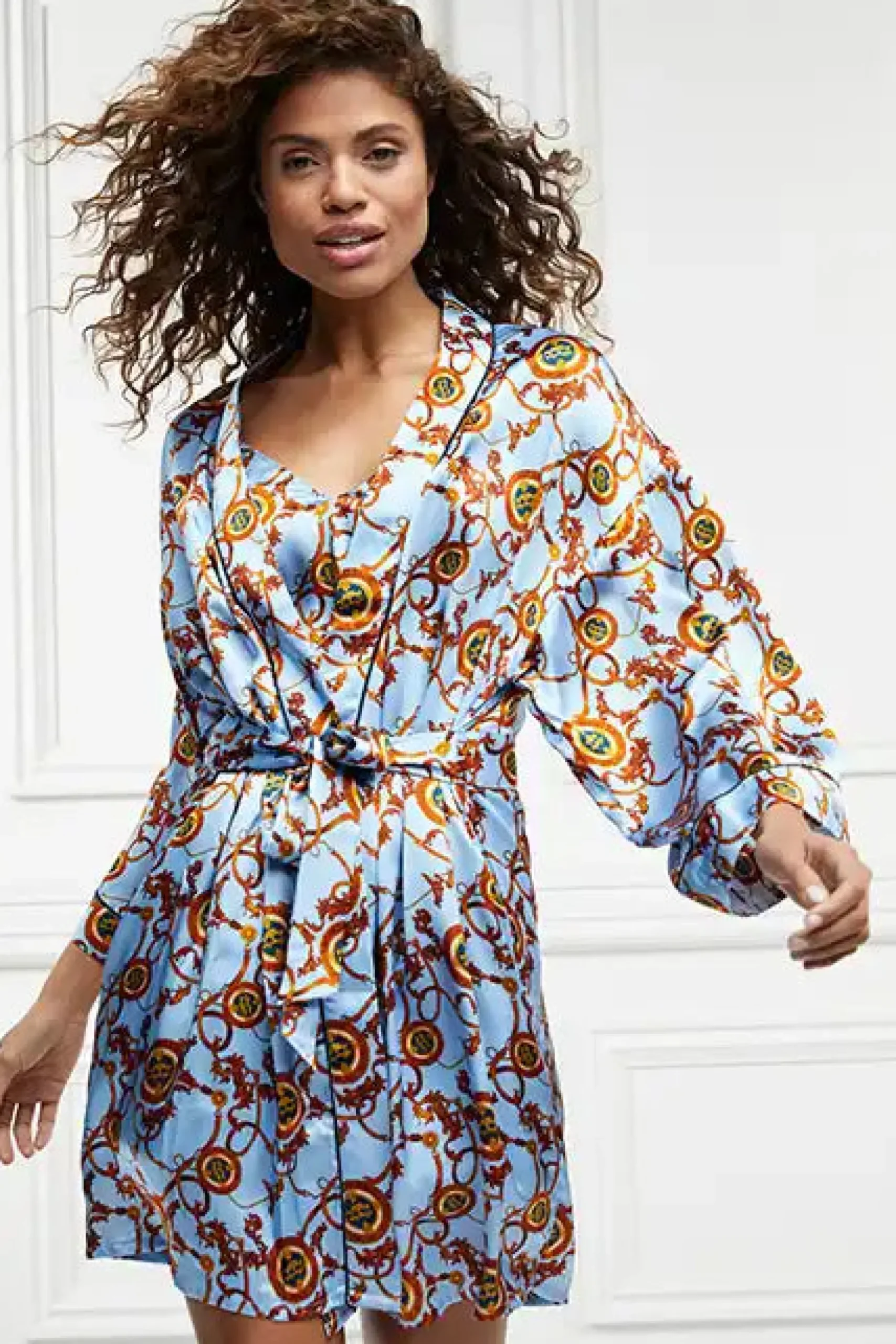 Silk Dressing Gown