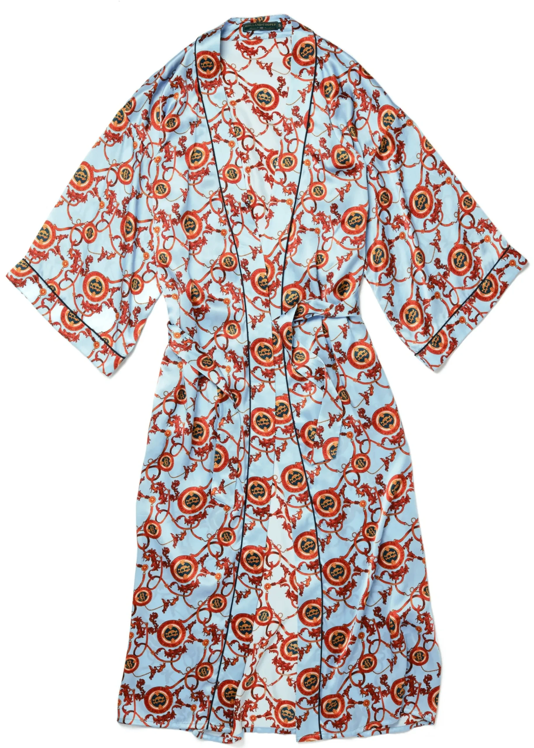 Silk Full Length Dressing Gown