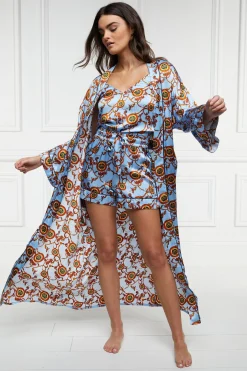 Silk Full Length Dressing Gown