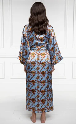 Silk Full Length Dressing Gown