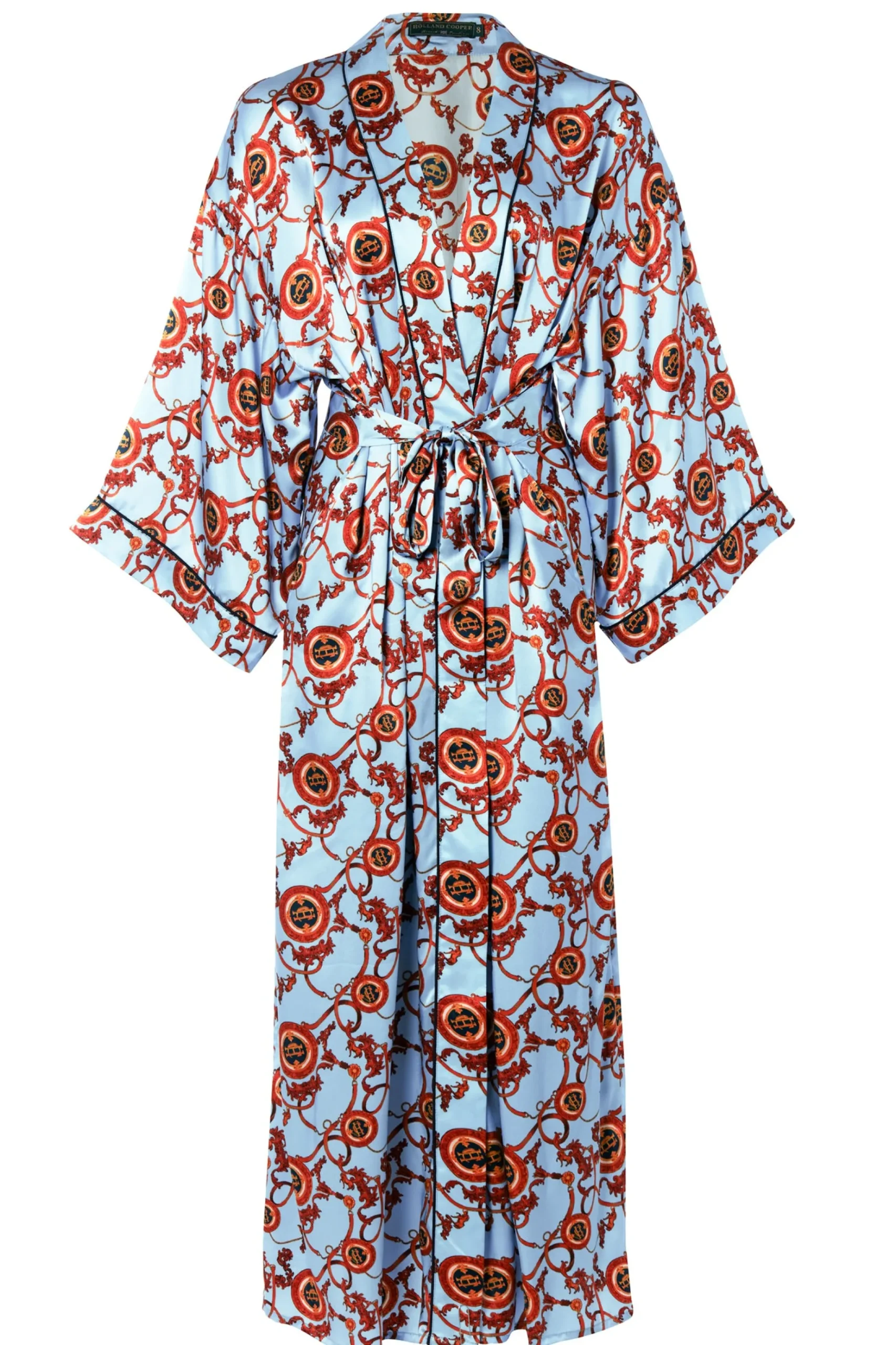 Silk Full Length Dressing Gown
