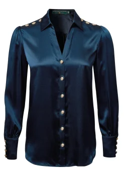 Silk V-Neck Blouse