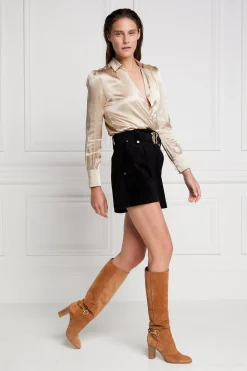 Silk V-Neck Blouse
