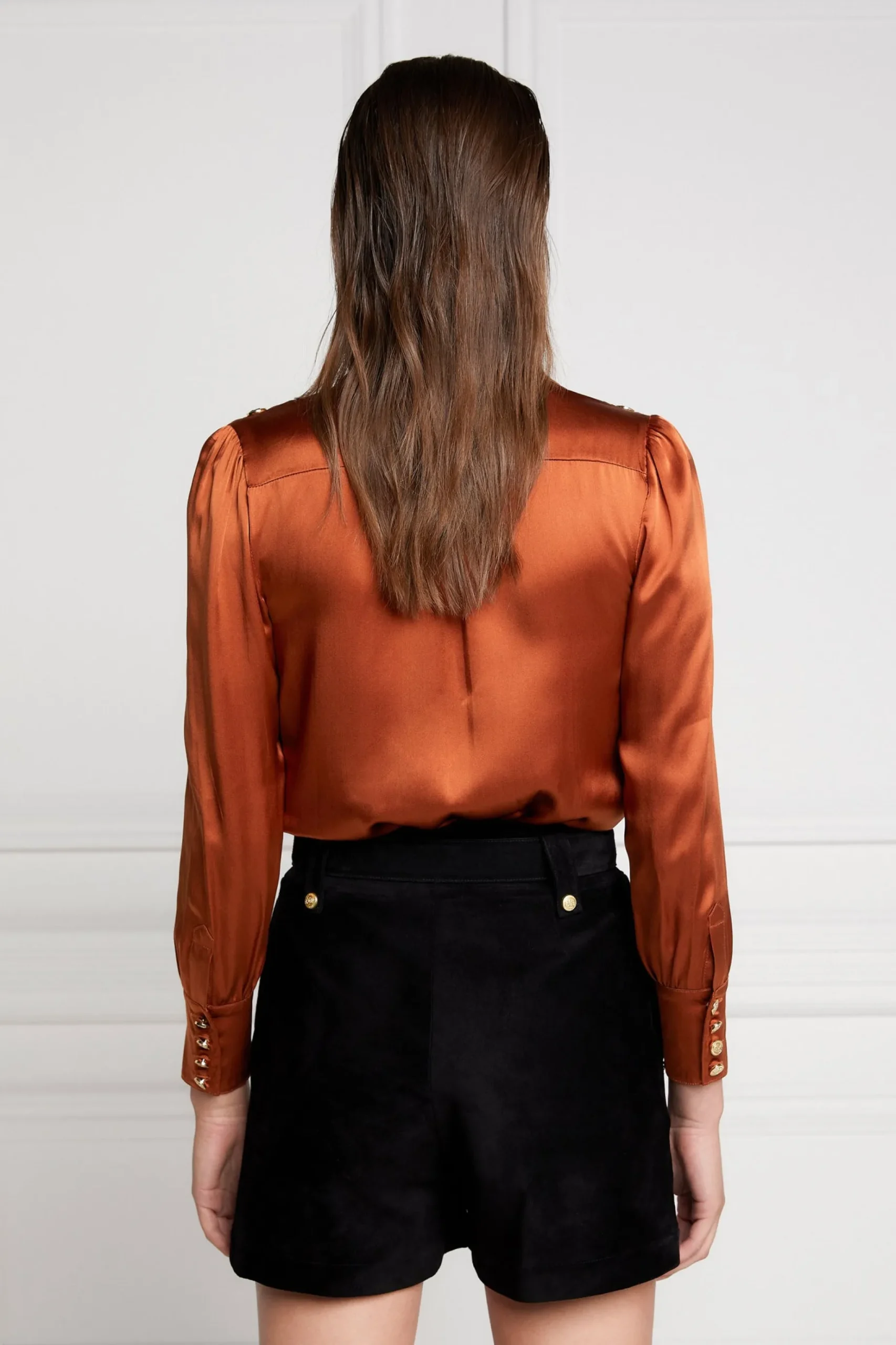 Silk V-Neck Blouse