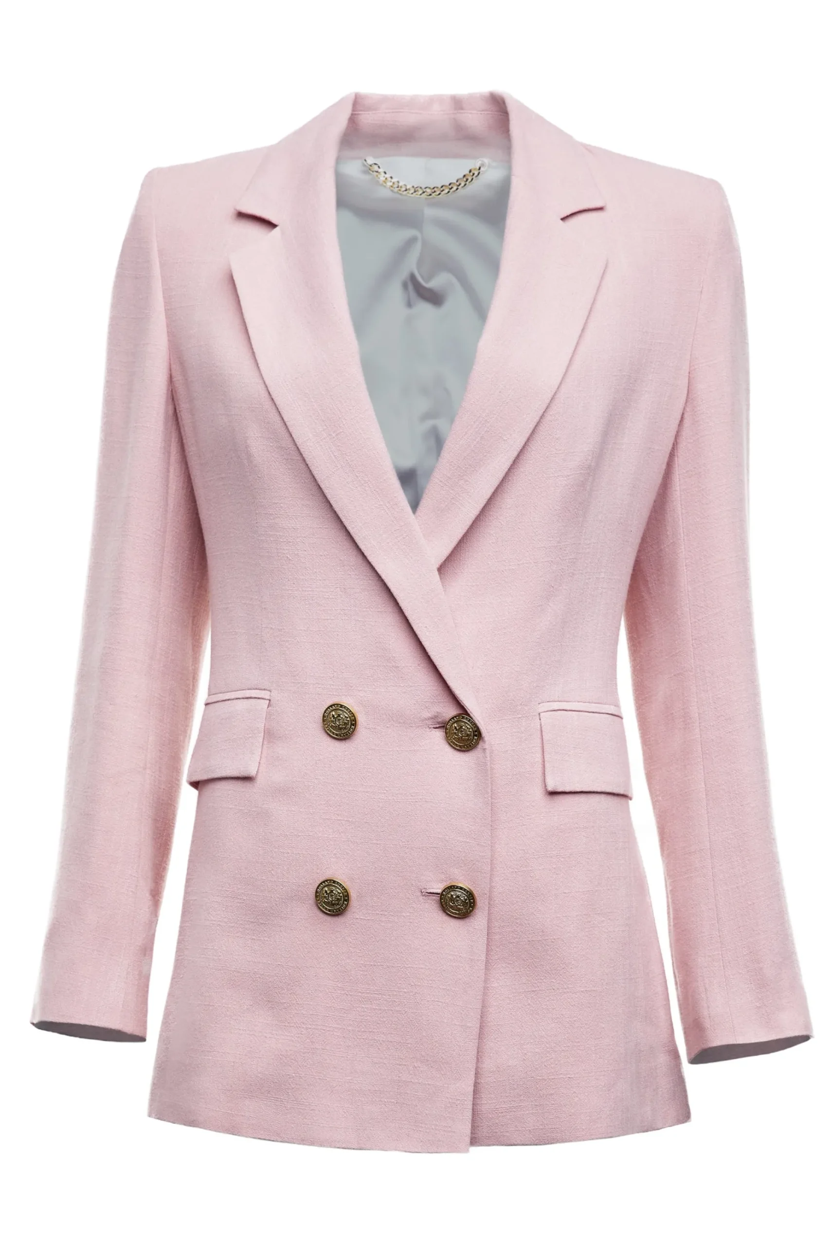 The Pink Linen Suit
