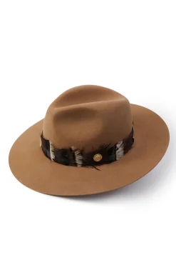 Trilby Hat Iridescent Feather Band