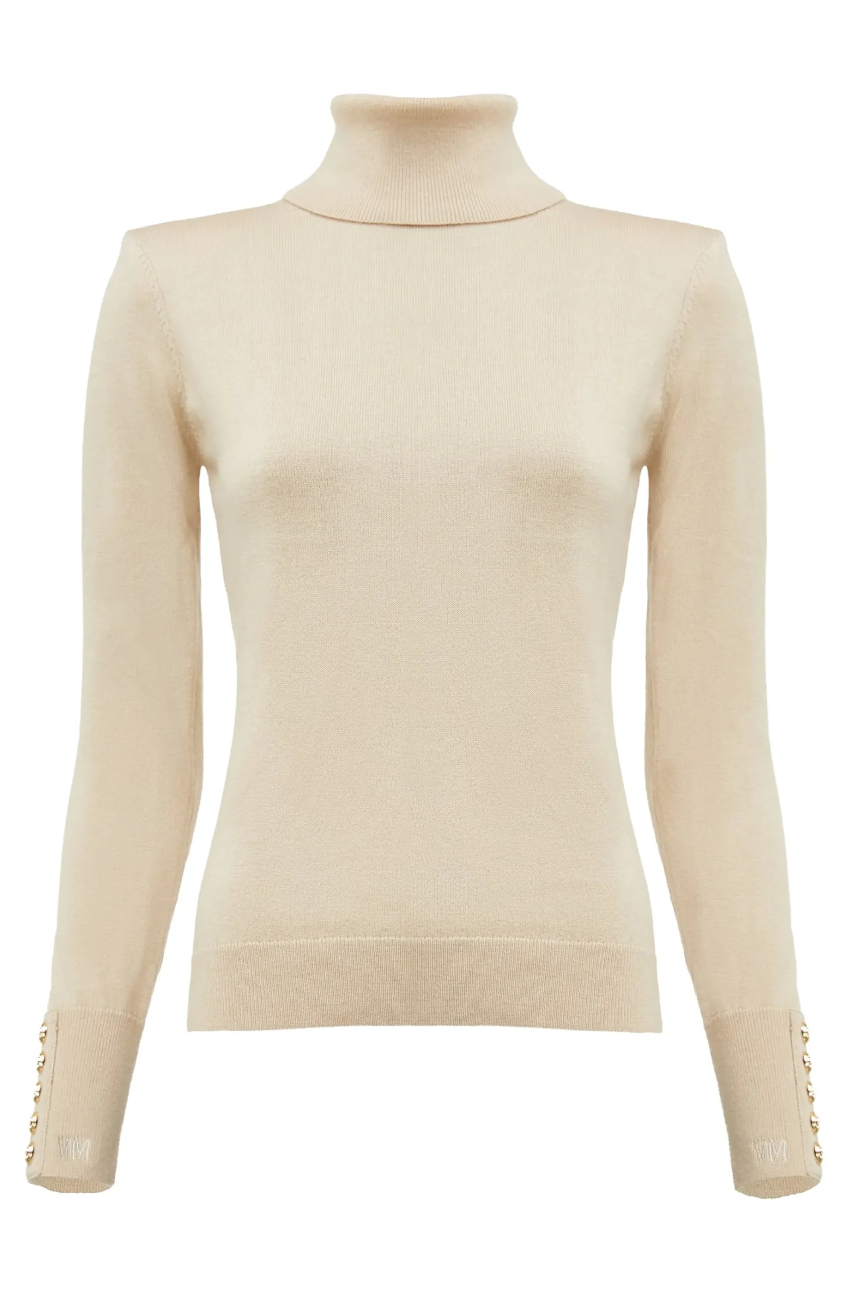 Victoria Cashmere Roll Neck