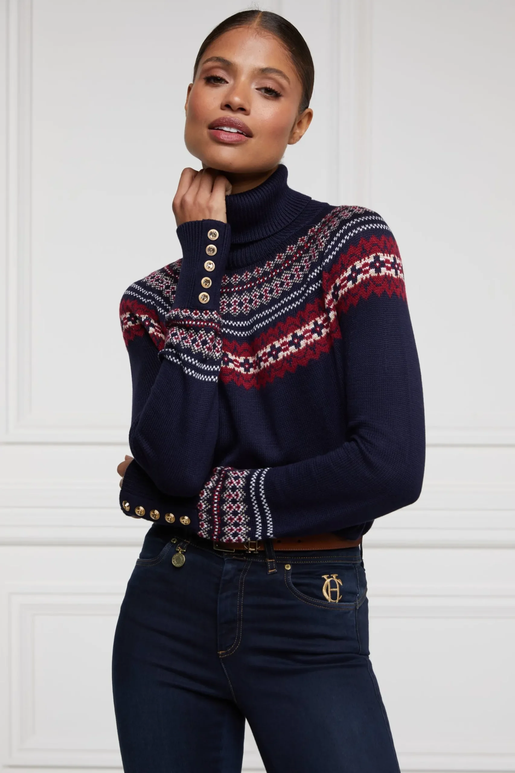 Whistler Roll Neck Knit